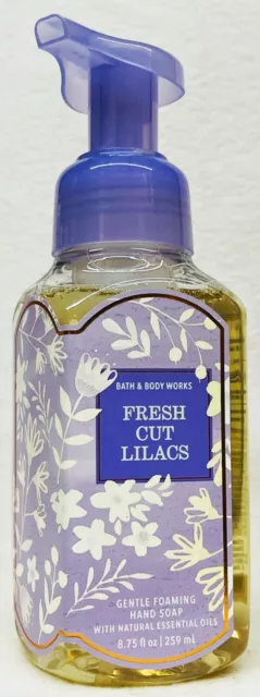 1 Bath & Body Works FRESH CUT LILACS Gentle Foaming Hand Soap Wash 8.75 oz