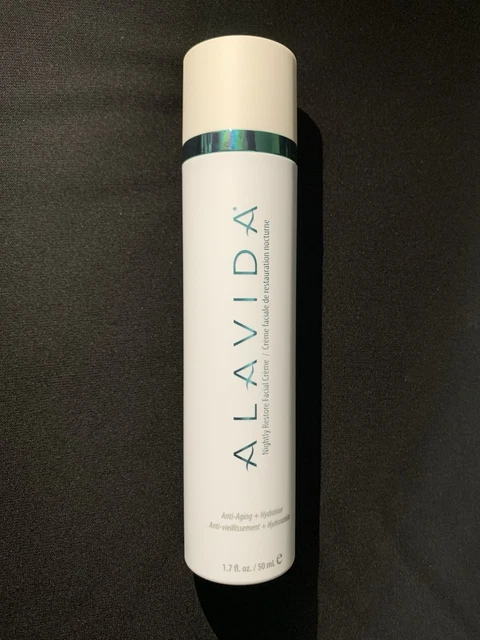 ALAVIDA 1.7 OZ NIGHTLY RESTORE FACIAL CREME GENUINE FREE SHIP