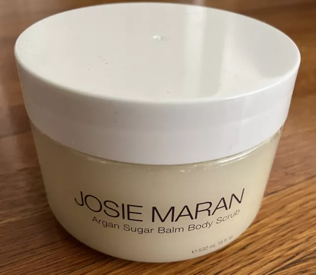 Josie Maran Argan Sugar Balm Body Scrub CITRUS VANILLA  18 Oz  SEALED SUPER SIZE