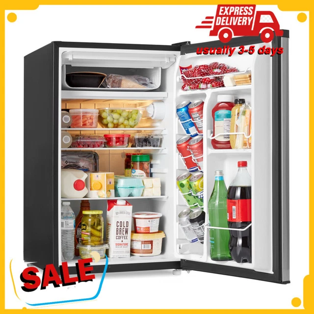 4.3 CU FT Mini Fridge Single Door Refrigerator Compact Small Freezer US