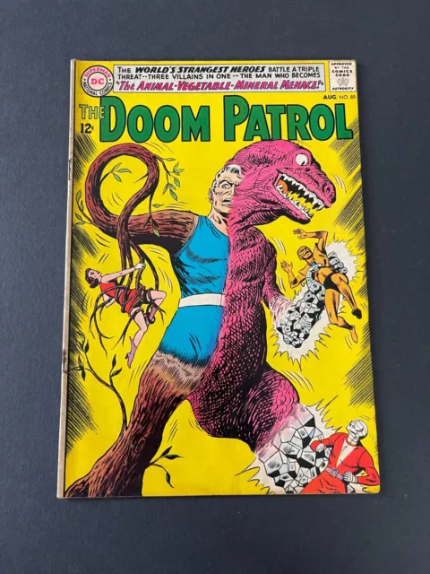 Doom Patrol #89 - The Animal-Vegetable-Mineral Menace (DC, 1964) Fine+