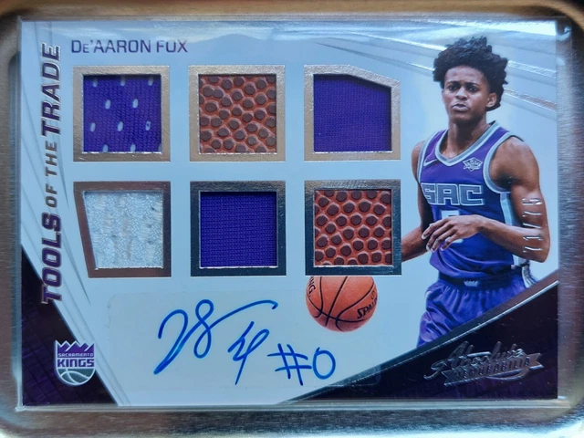 NBAカード　DeAaron Fox absolute  RC auto NBAカード DeAaron Fox absolute RC auto DEAARON FOX AUTO Six Patch