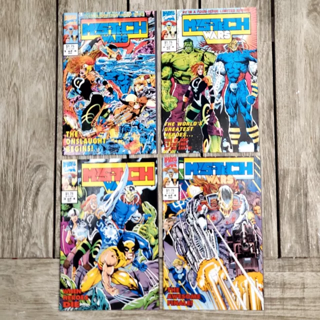 MYS-TECH Wars 4 Issue Limited Series 1-4 Complete Marvel Comic Book 1993