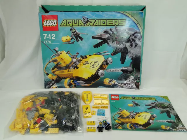 Lego Aqua Raiders 7774 Crab Crusher komplett mit Anleitung OBA + OVP