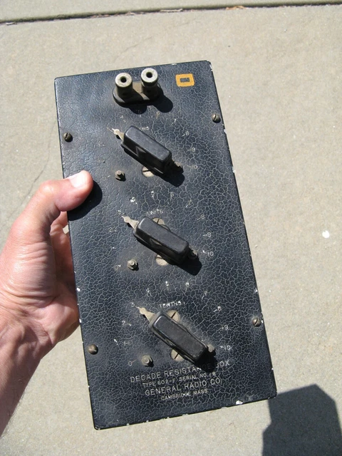 General Radio Decade Resistance Box Model 602-F