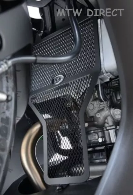 R&G BLACK FINISH RADIATOR GUARD Yamaha YZF-R125 2014-2018 NON ABS