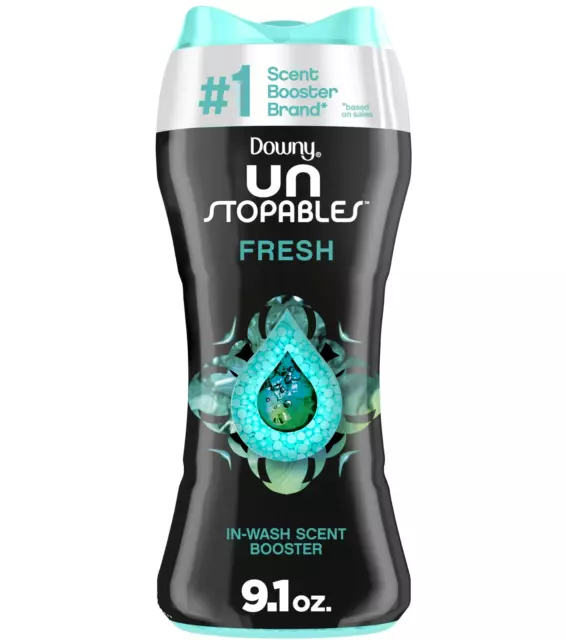 Downy Unstopables In-Wash Laundry Scent Booster Beads, Fresh, 9.1 oz