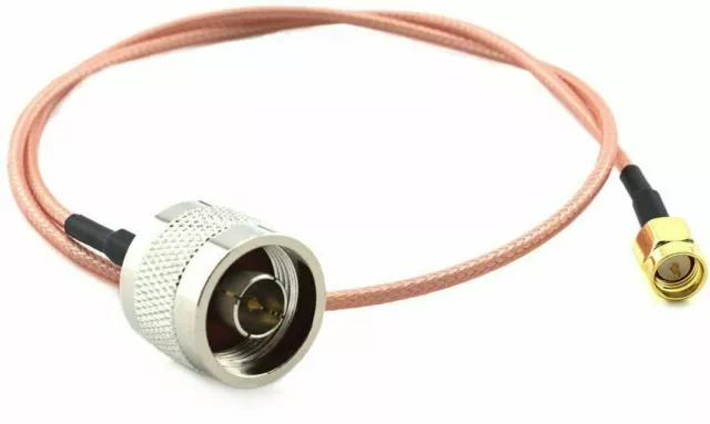 N Type Male To SMA Male RG316 RF Coaxial Cable Wire 20cm to 200cm UK Seller