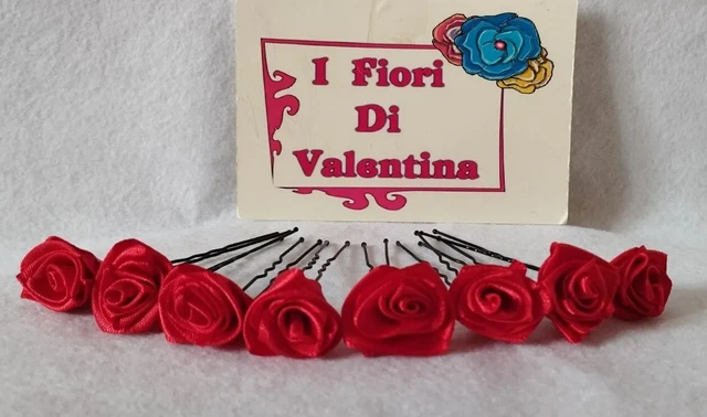 Forcine Per Capelli Con Fiori Di Porcellana: Accessori Per Capelli Da Sposa - Italia