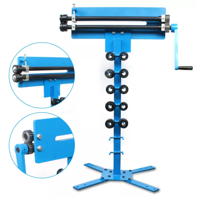 Multifunctional Bending Machine Manual Sheet Metal Bead Roller with 6 Dies Kit