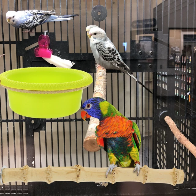 Vasca Da Bagno Per Uccelli Gobabo Con Rubinetto Automatico - Piscina E Mangiatoia Per Pappagalli E Animali Domestici - Foto 9