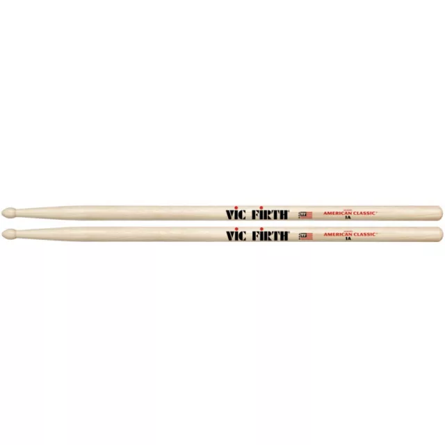 Paire de baguettes Vic Firth 1A - American Classic Hickory