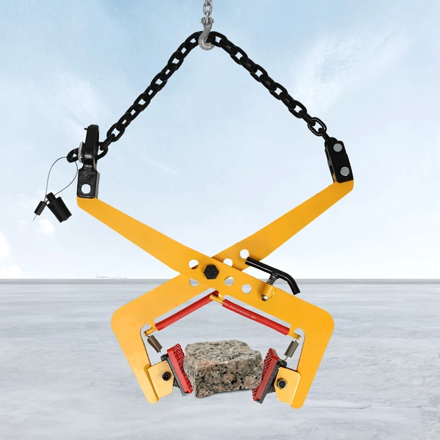 Bordsteinzange 325kg Tragkraft - Einstellbare Steinträger Zange Für Schwere Steine