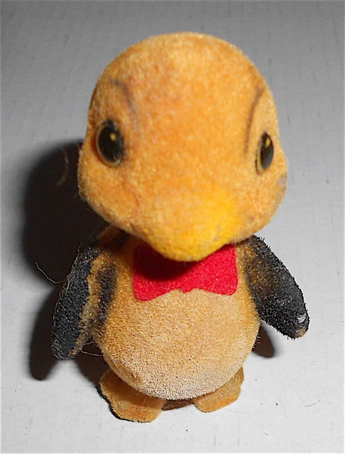 PINGUINO GIALLO  80s Mister Day italy pupazzetto mini figure pelosina