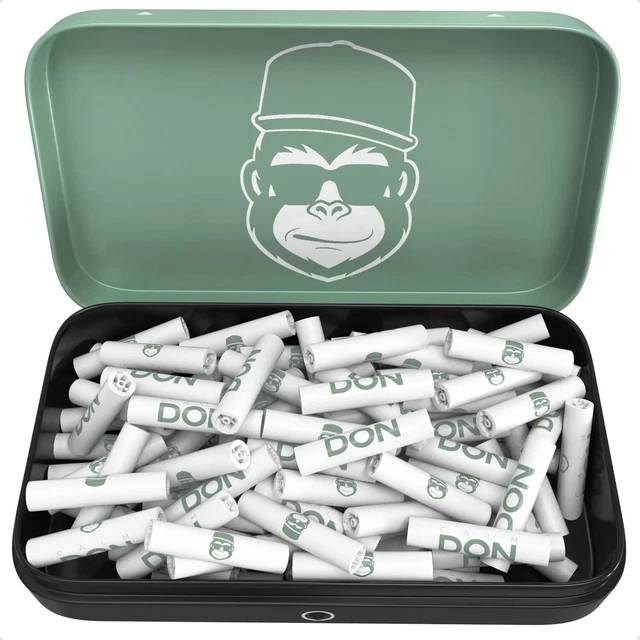 CALM DON® Activetips | Premium Filtro Carbone Attivo 5.9 Mm Slim [100 Filtri] Re