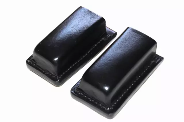 2X Bianchi 20A-03 Open Magazine Pouch Holster 20A 3 Black Leather 18056 9mm .40