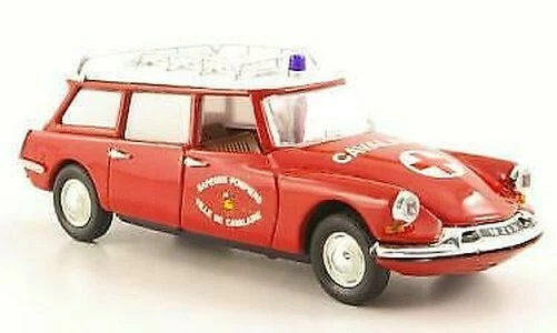 Citroen Id 19 Break 1962 Ambulance Pompiers 1:43 Model Rio