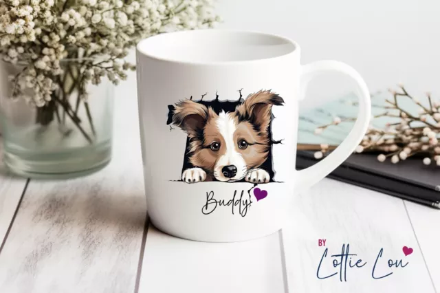 Personalisierte Tasse Dackel Dachshund-  Hund mit Wunsch Name oder Text