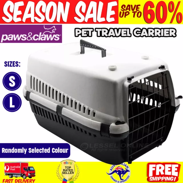 Portable Travel Pet Dog Cat Carrier Crate Transporter Cage House Pet Kennel