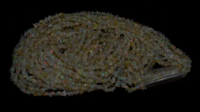 Feuer Äthiopische Opal Edelstein 32 " Lose Strand Chips Nuggets 4-6 MM Steine