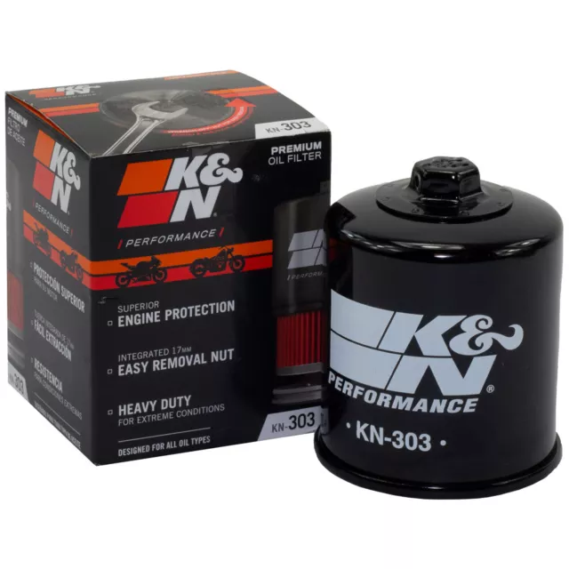 Ölfilter K&N KN-303 für Honda Kawasaki Yamaha CB KLZ Ninja VN CBF Vmax XV XVZ