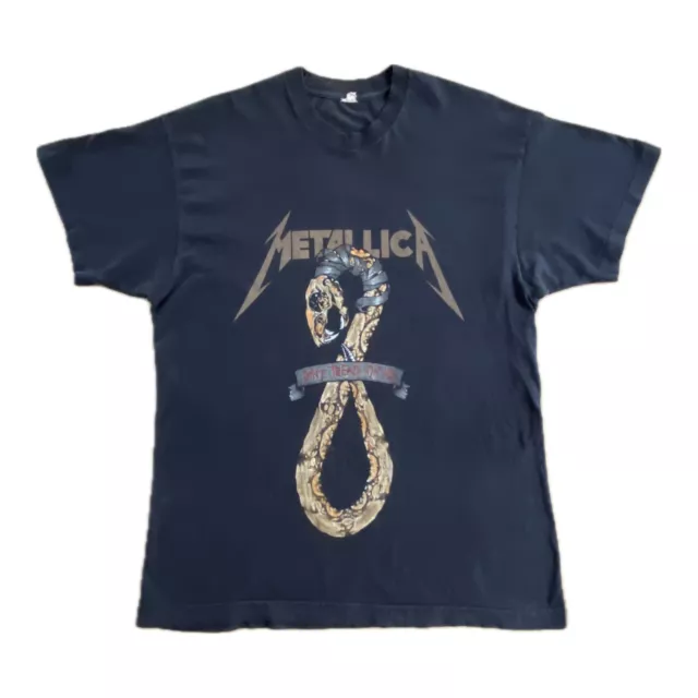 1991 METALLICA DON’T Tread On Me Pushead Vintage T-Shirt Size XL Single ...