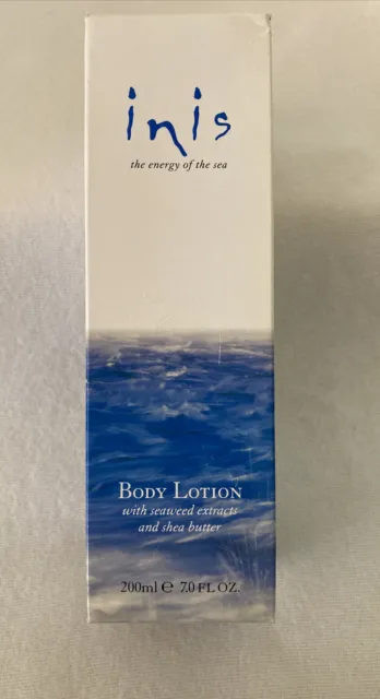 Inis The Energy Of The Sea Body Lotion 7oz Seaweed Extracts & Shea Butter NIB
