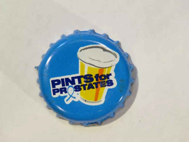 Birra Bottiglia Corona Tappo ~ Campaign: Pints per Prostates Cancro Sensibilità