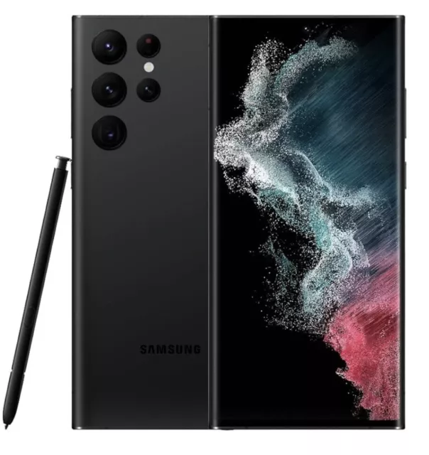 Samsung Galaxy S22 Ultra SM-S908B/DS - 128GB - Phantom Black (Unlocked)