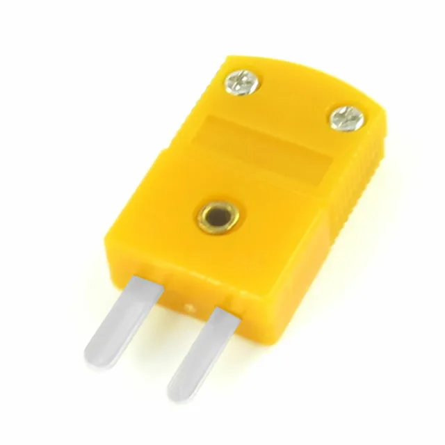 K Type Thermocouple Temperature Sensor Wire Connector SMPW-K-M Orange