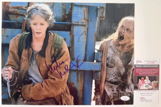 Melissa McBride Signed The Walking Dead Carol 11x14 Photo B Autograph JSA COA