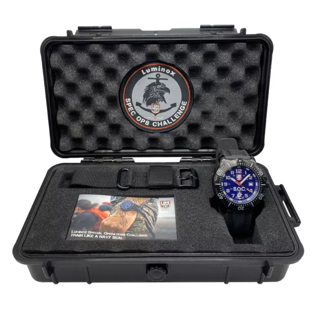 Luminox Special OPS Challenge 45mm Steel Blue Dial Quartz Watch XS.4223.SOC.SET