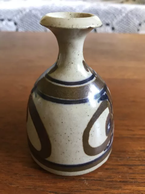 Vintage Christine Ball Myoora Terrey Hills Australian Studio Pottery Bud Vase 2