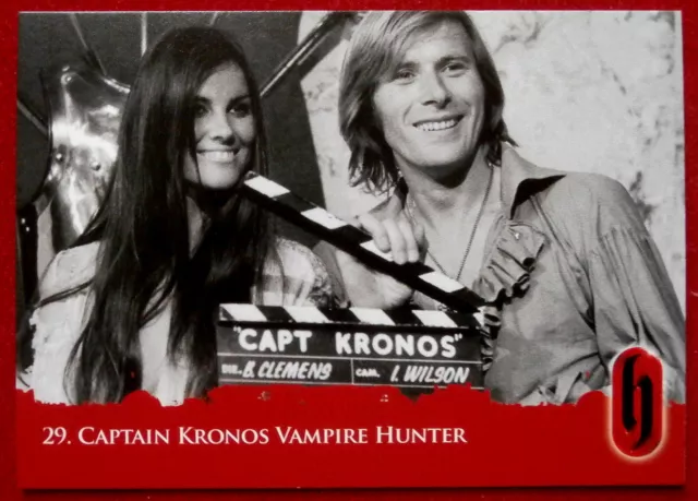 HAMMER HORROR - Series Two - Card #29 - Captain Kronos: Vampire Hunter