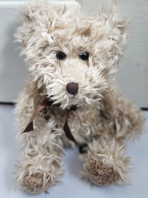 Russ Berrie Radcliffe Teddy Bear Ribbon Spotty Bow Soft Plush Toy 12"