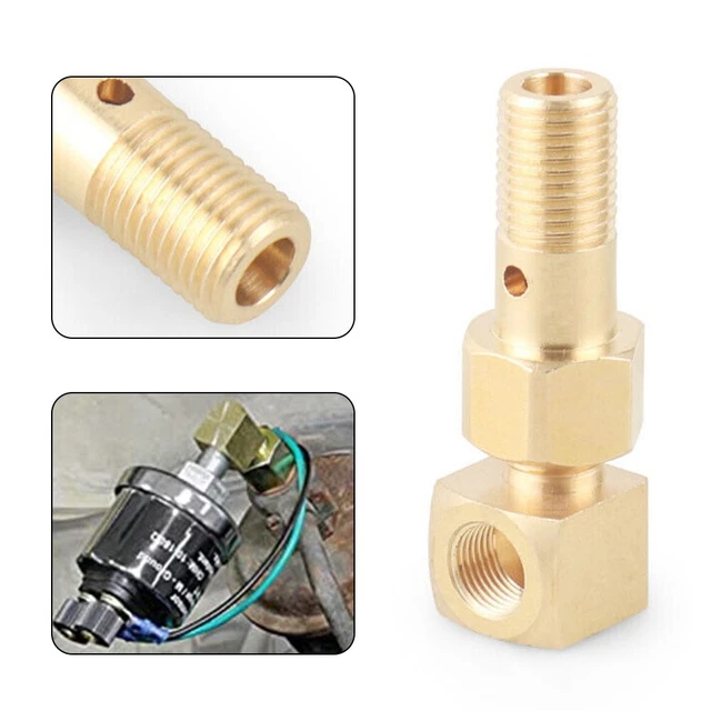 M12x1 25-1827 NPT adattatore bulloni misuratore di pressione carburante nessuna modifica erford