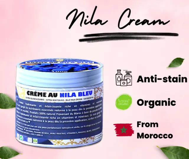 Créme au Nila bleu 100g | Extra blanchissante | Extra whitening blue nila cream