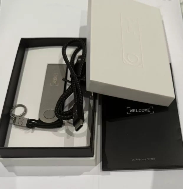 Ledger Nano X Crypto Hardware Wallet-Bluetooth Near New Only Opened To Test.