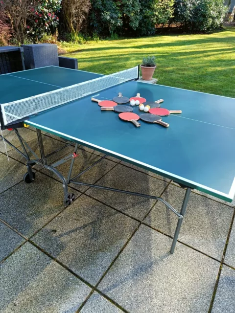 Outdoor Table Tennis Table,  Including Bats and Balls