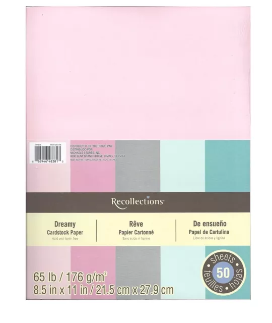 Recollections Cardstock Paper Essentials 20 Colors - 200 Sheets 8-1/2 x 11