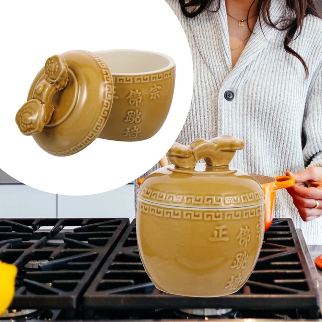 Cazuela de cerámica crock olla de vapor nido de pájaro instantánea