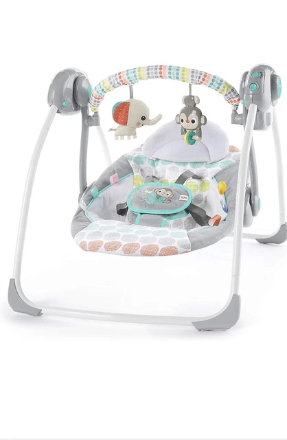 BRIGHT STARTS KALEIDOSCOPE Safari Portable Swing 25.00 PicClick UK