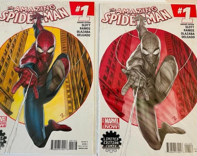 2 x The Amazing Spiderman Comics. Issue 1 Limited Edition Comics. Marvel Comics
