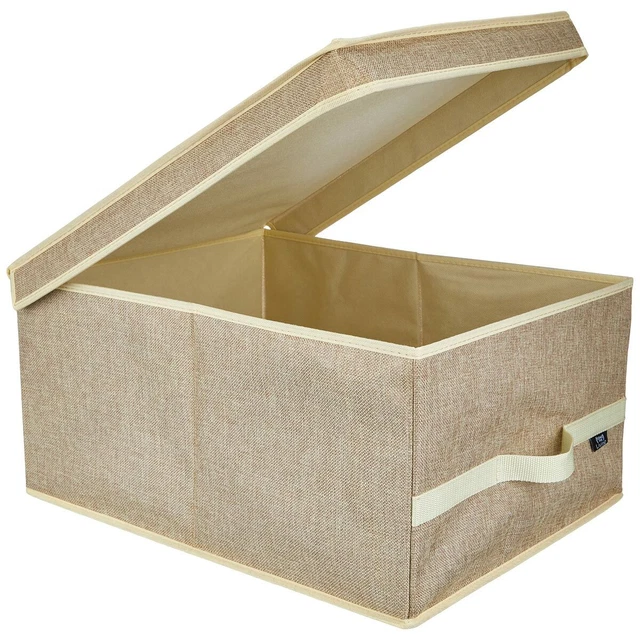 Caja de Almacenamiento Domopak Living Maison Ropa [38 x 50 x 24 cm]