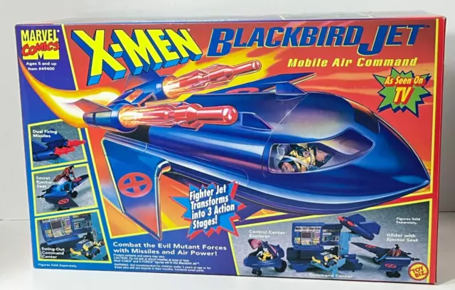 1994 Marvel X-Men Blackbird Jet  Air Command Vehicle Toy Biz Sealed Box - NEW