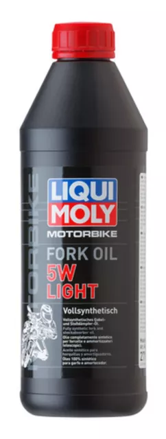 LIQUI MOLY Gabelöl Motorbike Fork Oil 5W light 2716 1 Liter Dose