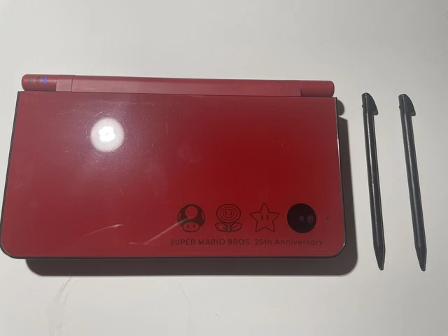 Nintendo DS Console DSi XL Rouge 25th Anniversary Super Mario Bros. 