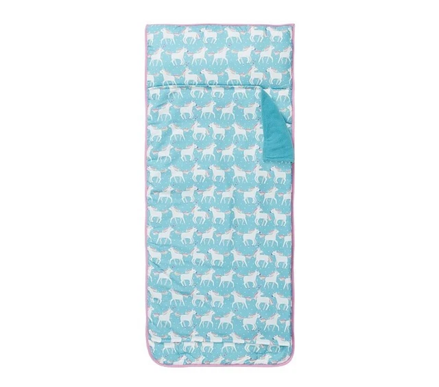 Pottery Barn Kids Nap Mat Unicorn Parade - New, Never Used With Tags