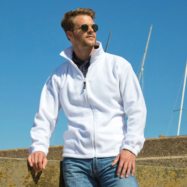 Result Mens Full Zip Up Fleece Jacket Outdoor Heavy Warm Anti Pill Work Polar 4