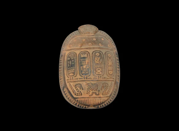 Amulette égyptienne Antique Rare - Scarabée En Cornaline/agate - Période Pharaonique (Louxor)